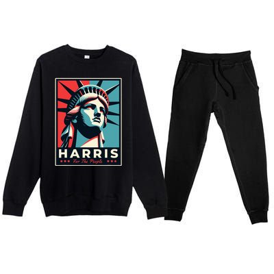 Haris For The People Design Standard Style Premium Crewneck Sweatsuit Set