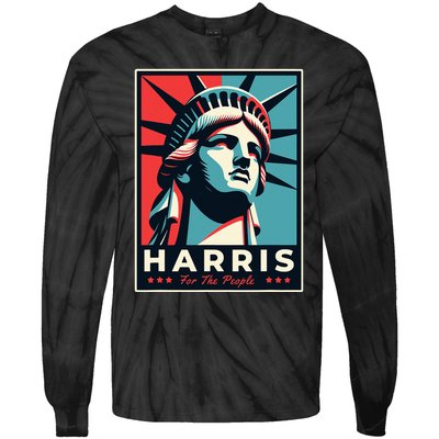 Haris For The People Design Standard Style Tie-Dye Long Sleeve Shirt