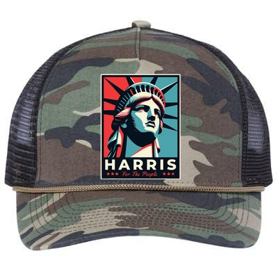 Haris For The People Design Standard Style Retro Rope Trucker Hat Cap