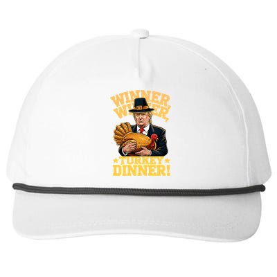 Humor Funny Trump Winner Winner Turkey Dinner Thanksgiving Sweatshirt Snapback Five-Panel Rope Hat