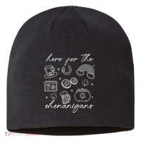 Here For The Shenanigans St Patricks Day Sustainable Beanie