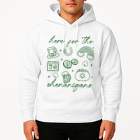 Here For The Shenanigans St Patricks Day Hoodie