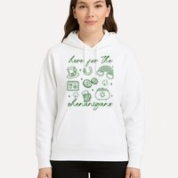 Here For The Shenanigans St Patricks Day Hoodie