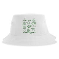Here For The Shenanigans St Patricks Day Sustainable Bucket Hat