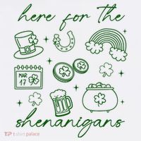 Here For The Shenanigans St Patricks Day Mug
