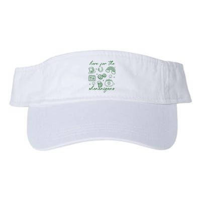 Here For The Shenanigans St Patricks Day Visor