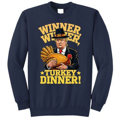 Humor Funny Trump Winner Winner Turkey Dinner Thanksgiving Sweatshirt