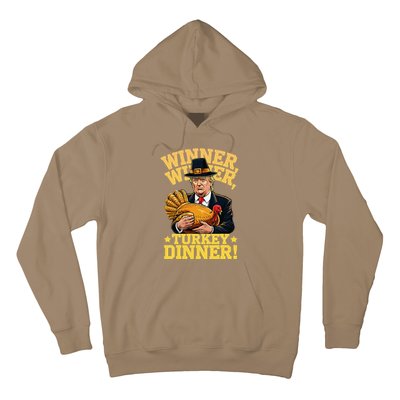 Humor Funny Trump Winner Winner Turkey Dinner Thanksgiving Hoodie