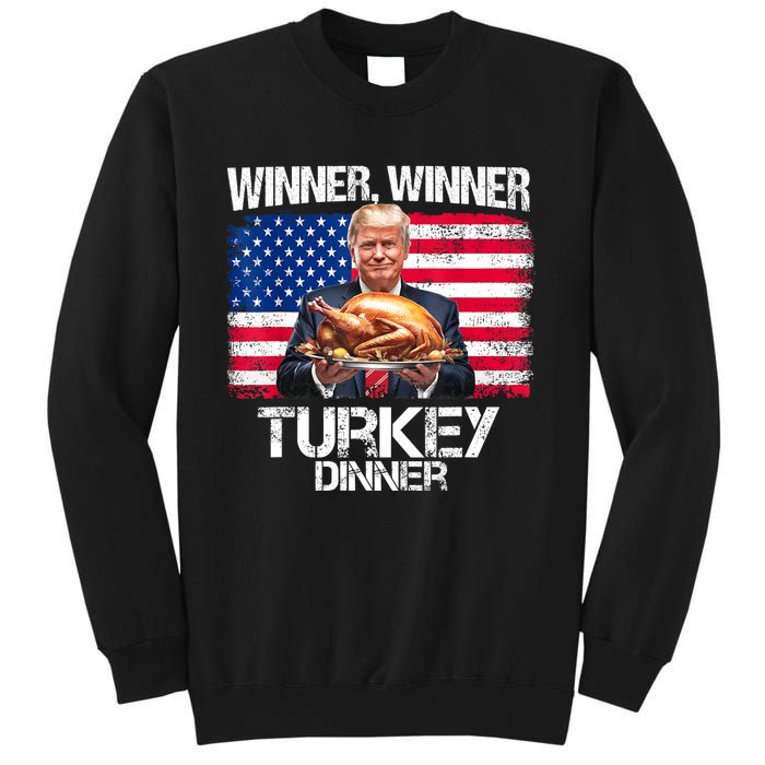 Humor Funny Trump Winner Winner Turkey Dinner Thanksgiving Sweatshirt