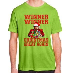 Humor Funny Trump Winner Winner Christmas Great Again Adult ChromaSoft Performance T-Shirt