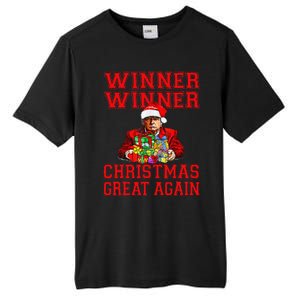 Humor Funny Trump Winner Winner Christmas Great Again Tall Fusion ChromaSoft Performance T-Shirt