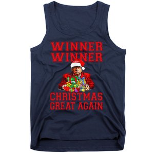 Humor Funny Trump Winner Winner Christmas Great Again Tank Top