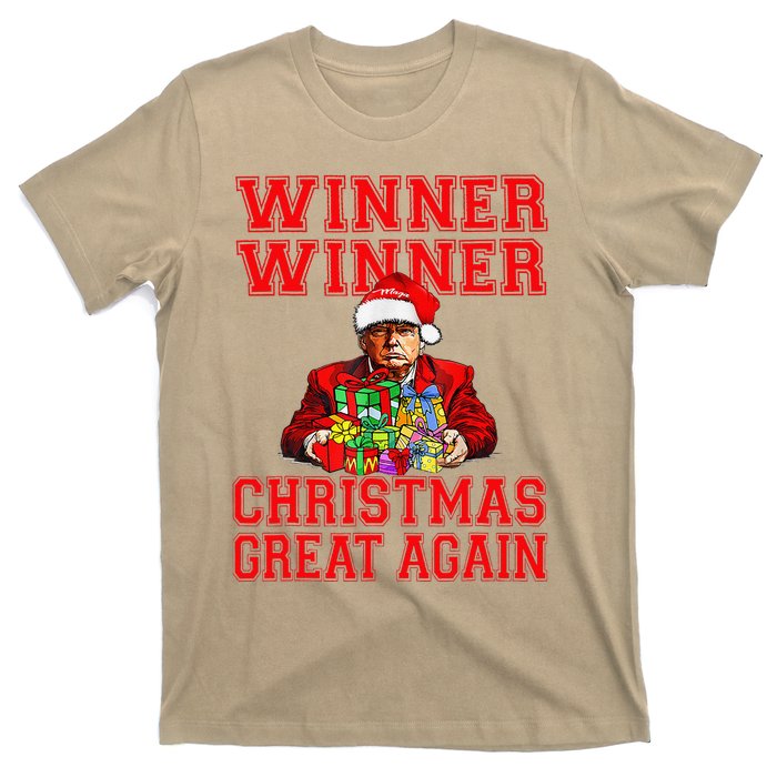 Humor Funny Trump Winner Winner Christmas Great Again T-Shirt