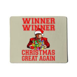 Humor Funny Trump Winner Winner Christmas Great Again Mousepad