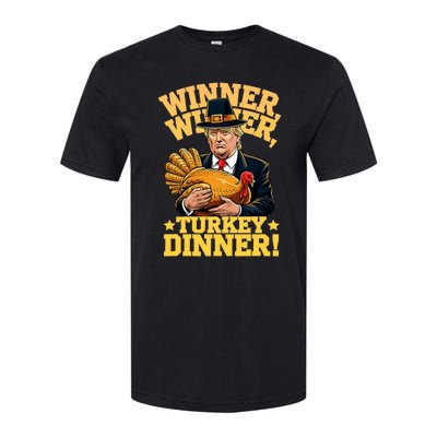 Humor Funny Trump Winner Winner Turkey Dinner Thanksgiving Softstyle CVC T-Shirt