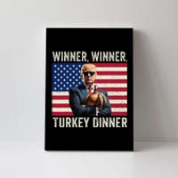 Humor Funny Trump Winner Winner Turkey Dinner Thanksgiving Canvas