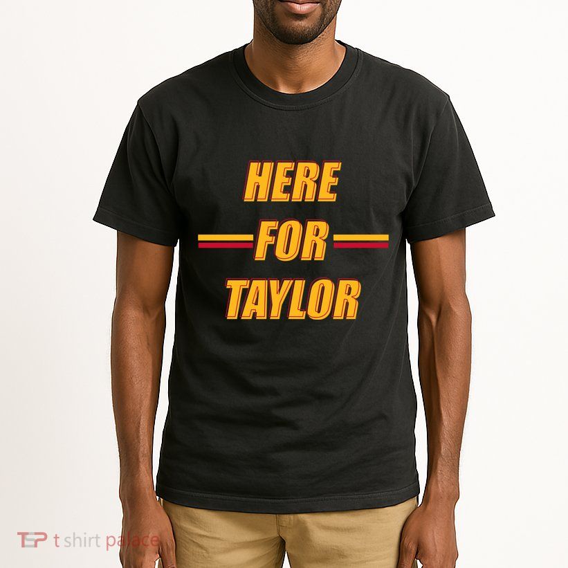 Here For Taylor Football Sports Fan Tall T-Shirt