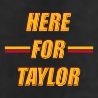 Here For Taylor Football Sports Fan Beanie