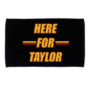 Here For Taylor Football Sports Fan Microfiber Hand Towel