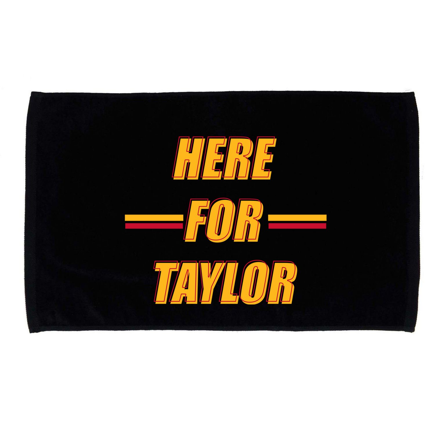 Here For Taylor Football Sports Fan Microfiber Hand Towel