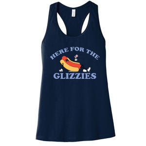 Here For The Glizzies Women's Racerback Tank