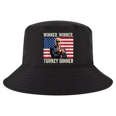 Humor Funny Trump Winner Winner Turkey Dinner Thanksgiving Cool Comfort Performance Bucket Hat