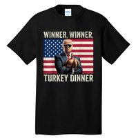 Humor Funny Trump Winner Winner Turkey Dinner Thanksgiving Tall T-Shirt