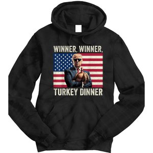 Humor Funny Trump Winner Winner Turkey Dinner Thanksgiving Tie Dye Hoodie