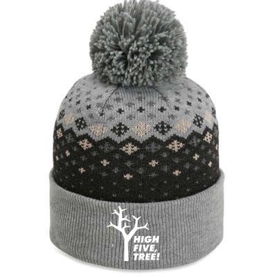 High Five, Tree! The Baniff Cuffed Pom Beanie