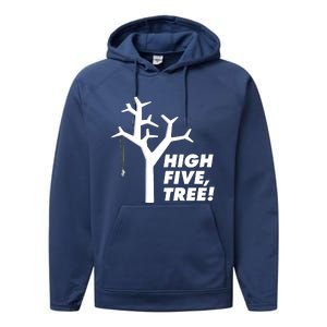 High Five, Tree! Performance Fleece Hoodie