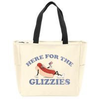 Here For The Glizzies 4th Of July Zip Tote Bag