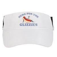 Here For The Glizzies 4th Of July Adult Drive Performance Visor