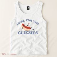 Here For The Glizzies 4th Of July Tank Top