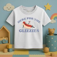 Here For The Glizzies 4th Of July Toddler T-Shirt