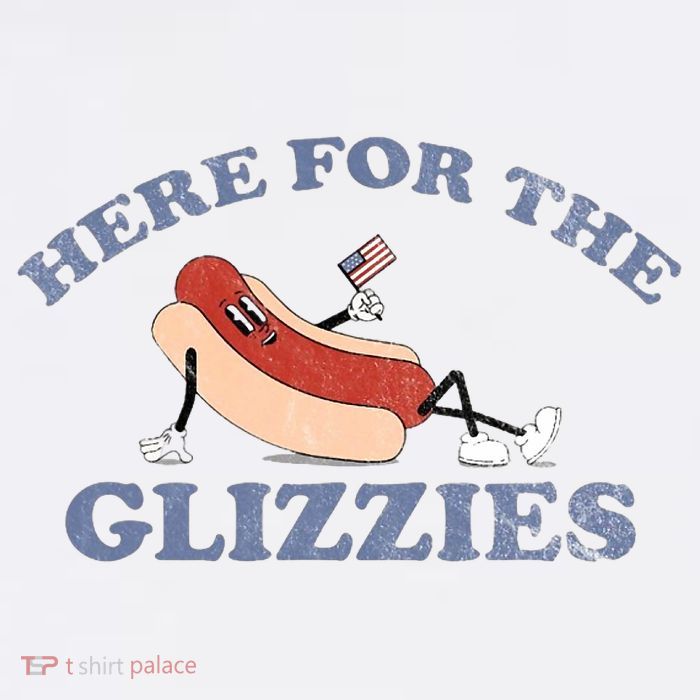 Here For The Glizzies 4th Of July Short Acrylic Beanie