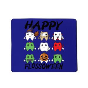 Happy Flossoween Teeth Dental Assistant Dentist Halloween Gift Mousepad