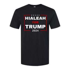 Hialeah For Trump 2024 Softstyle CVC T-Shirt