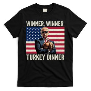 Humor Funny Trump Winner Winner Turkey Dinner Thanksgiving T-Shirt