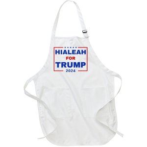 Hialeah For Trump 2024 Full-Length Apron With Pockets