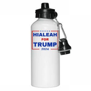 Hialeah For Trump 2024 Aluminum Water Bottle