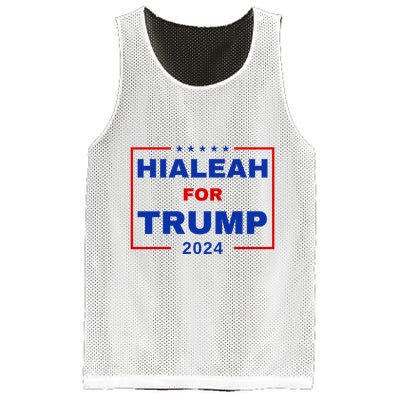 Hialeah For Trump 2024 Mesh Reversible Basketball Jersey Tank