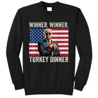 Humor Funny Trump Winner Winner Turkey Dinner Thanksgiving Sweatshirt