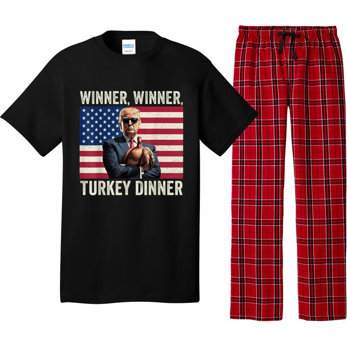 Humor Funny Trump Winner Winner Turkey Dinner Thanksgiving Pajama Set