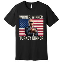 Humor Funny Trump Winner Winner Turkey Dinner Thanksgiving Premium T-Shirt