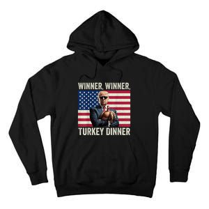 Humor Funny Trump Winner Winner Turkey Dinner Thanksgiving Tall Hoodie