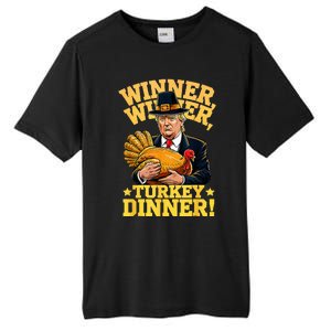 Humor Funny Trump Winner Winner Turkey Dinner Thanksgiving Tall Fusion ChromaSoft Performance T-Shirt