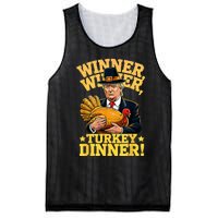 Humor Funny Trump Winner Winner Turkey Dinner Thanksgiving Mesh Reversible Basketball Jersey Tank