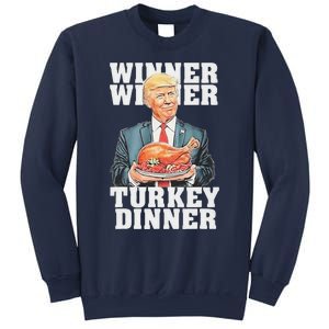 Humor Funny Trump Winner Winner Turkey Dinner Thanksgiving Sweatshirt