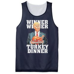 Humor Funny Trump Winner Winner Turkey Dinner Thanksgiving Mesh Reversible Basketball Jersey Tank