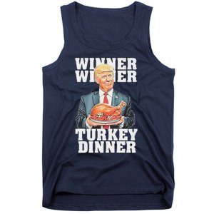 Humor Funny Trump Winner Winner Turkey Dinner Thanksgiving Tank Top